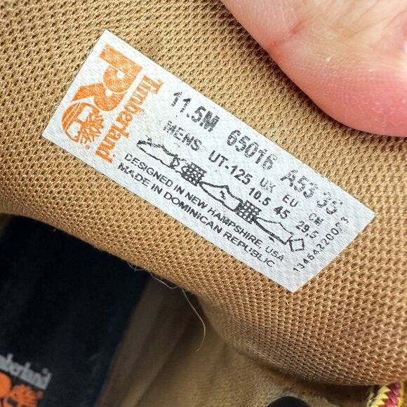 Timberland Pro Men Size 11.5M 65016 Wheat Nubuck Steel Toe Waterproof Boot - Picture 10 of 11